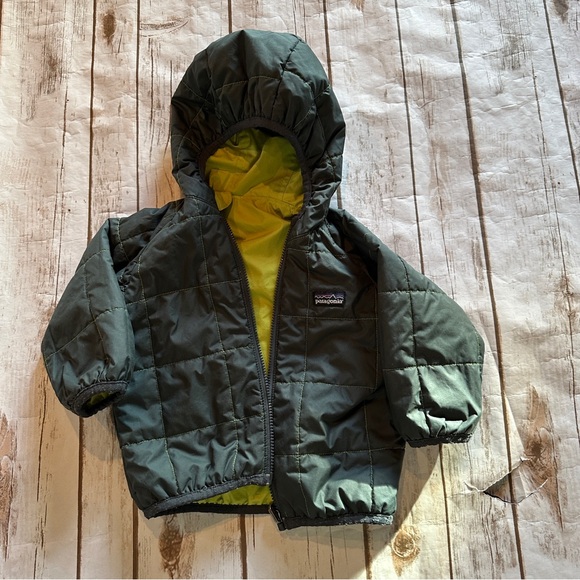 Patagonia green reversible Jacket